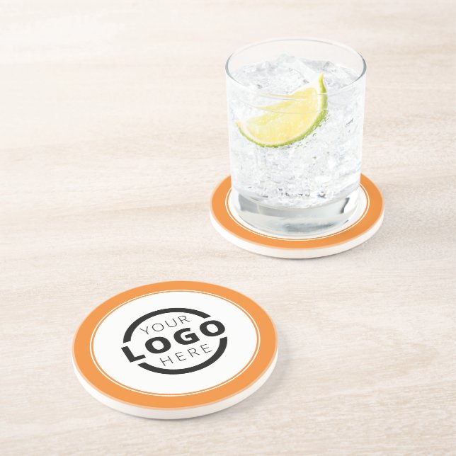 Orange för anpassningsbar Promoted Business Logoty Underlägg (Sidan)