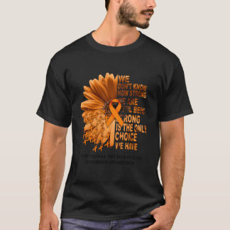Orange för att öka medvetenheten om Daisyn Ribbon T Shirt
