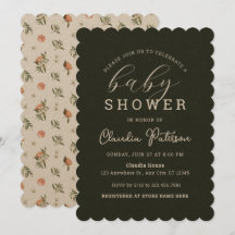 Orange för babykläder med enkel minimal Grönt Eleg