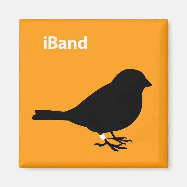 orange för band magnet (Framsidan)