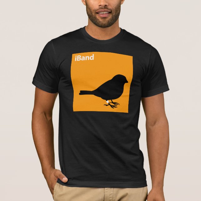 orange för band tee shirt (Framsida)