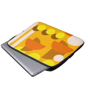 orange för beige gult för abstrakt laptop fodral