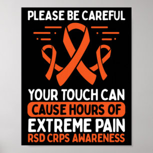 Orange för bekämpning av RSD Warrior Poster