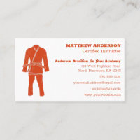 Orange för Brasiliansk Jiu Jitsu BJJ Schoool-instr