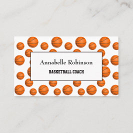 Orange för busspassage visitkort