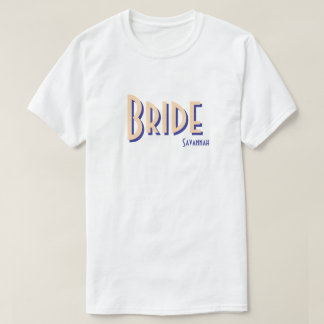 Orange för City Chic Blek Bride T Shirt