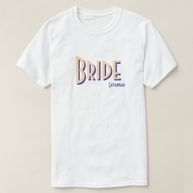 Orange för City Chic Blek  Bride T Shirt (Design framsida)