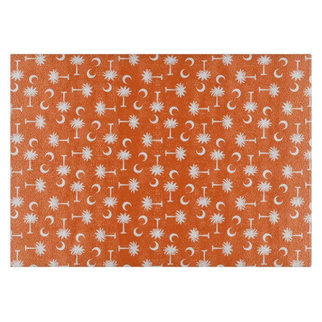 Orange för flagga för South Carolina Palmettomåne (Framsidan)