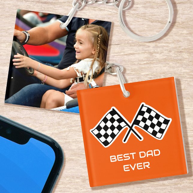 Orange för Flaggor Anpassningsbar med bästa Pappa  (Skapare uppladdad)