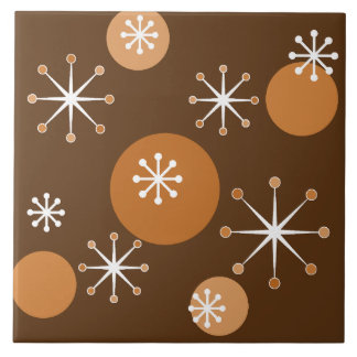 Orange för förbränning av atomera stjärnor kakelplatta