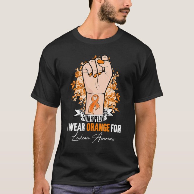 Orange för första hand- I Bära - menyfliksområdet  T Shirt (Framsida)