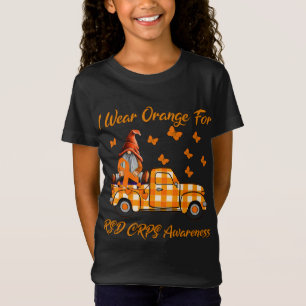 Orange för Gnomes I-Bära för RSD CRPS-medvetenhet T Shirt