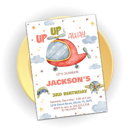 Orange för Grönt av inbjudan till flygplanet på fö