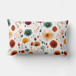 Orange för Gult av Lila för minimal rödGrönt Lumbarkudde