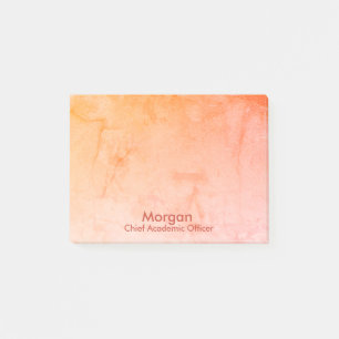 Orange för högste akademiker i Homeschool Post-it Block