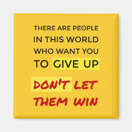 Orange för inspirationsskänk ge uppåt magnet