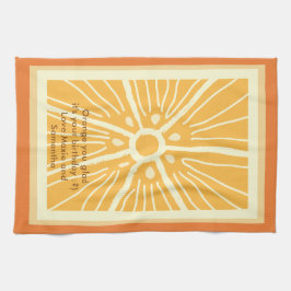 "Orange" för kökshanddukar