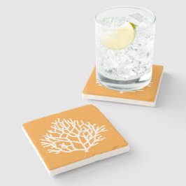 Orange för korallrev Anpassningsbar Färg Stenunderlägg