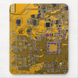 Orange för kretskort med PCB-kretskort Musmatta