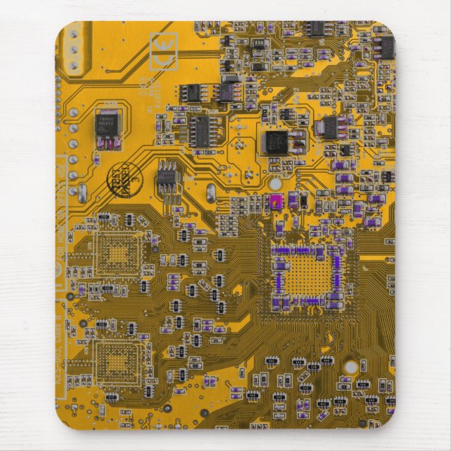 Orange för kretskort med PCB-kretskort Musmatta (Framsidan)