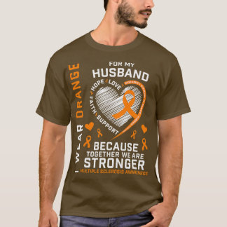 Orange för kvinnlig Bära för mina Många-skleros Ma T Shirt