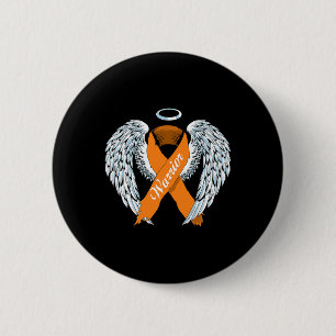 Orange för Leukemi Awareness Warrior Ribbon and An Knapp
