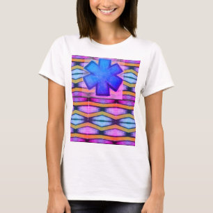 orange för lila av Avslappnad -EMT T Shirt