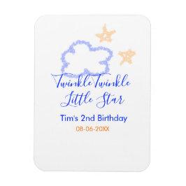 Orange för lila av Twinkle twinkle Little Star-föd Magnet