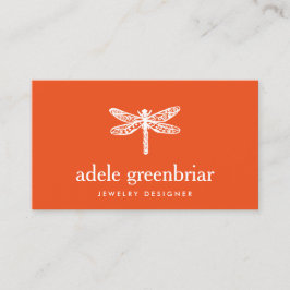 Orange för Logotyp av naturens judiska designer Dr Visitkort