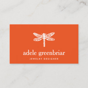 Orange för Logotyp av naturens judiska designer Dr Visitkort