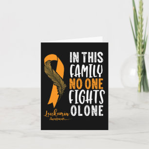 Orange för medvetenhet om leukemi Ribbon Cancer Su Kort