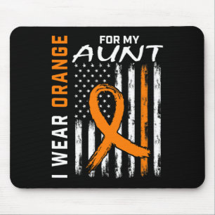 Orange för min Moster Leukemia-medvetenhet America Musmatta