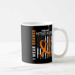 Orange för min Svärmor Leukemi Cancer Awaren Kaffemugg