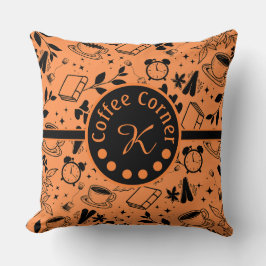 orange för modern kaffekobordmask i älskare under kudde