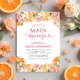 Orange för Möhippa av Cute Main Squeeze Citrus Inbjudningar