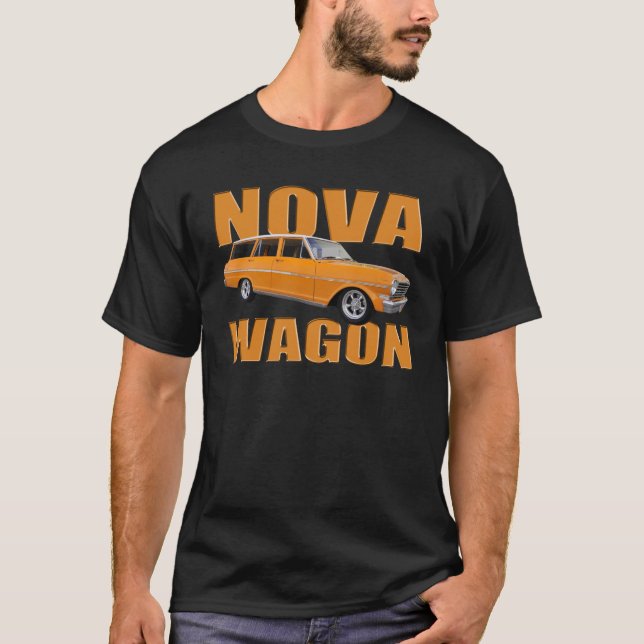 orange för nova 1963 chevy II Tee Shirt (Framsida)
