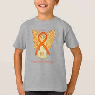 Orange för ökad medvetenhet om kulturell mångfald t shirt