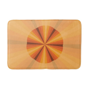 Orange för optisk Illusion - badplatta Badrumsmatta