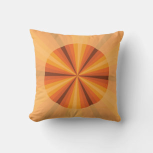 Orange för optisk Illusion Kudde