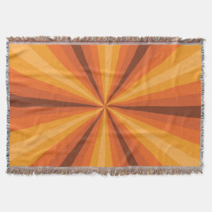 Orange för optisk Illusion-vridning Mysfilt