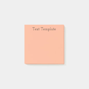 Orange för pastellBlek Post-it Block