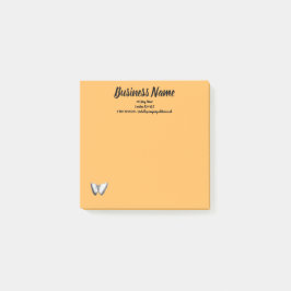 Orange för personlig av Business Marknadsföring-ob Post-it Block