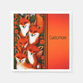 Orange för proxyRoligt Pappersservett