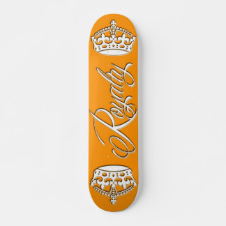 Orange för royaltySkateboarddäck Skateboard Bräda 20 Cm