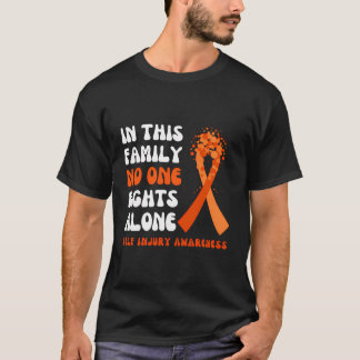 Orange för självskadande medvetenhet Ribbon Hope F T Shirt