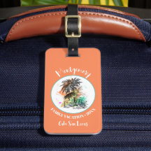 Orange för sommarfamiljevacering