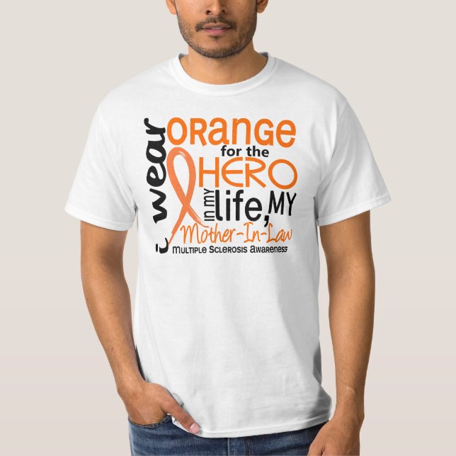 Orange för svärmorms för hjälte 2 tröja (Framsida)