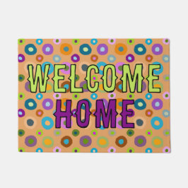 orange för välkomsthem för roligt i färg