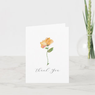 Orange för vattenfärg - poppies Bekvämt tack. Tack Kort