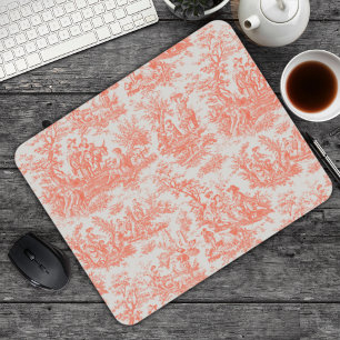 orange för vintage av elegant- de jouy musmatta